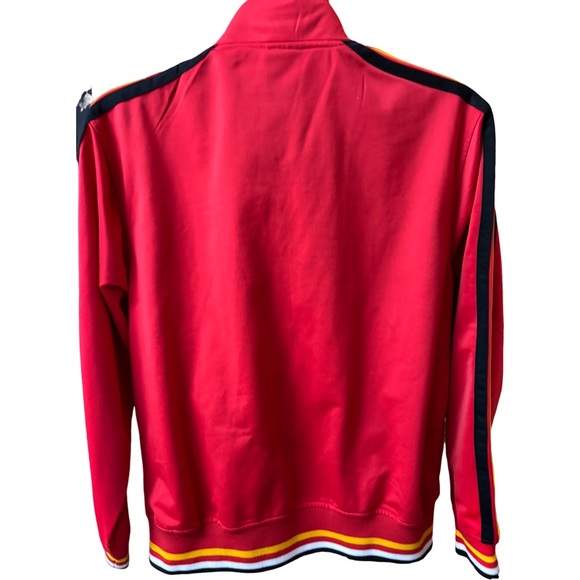 5sun Fifth Sun Futbol Track Jacket Germany Soccer Team  Full Zip Red Mens Small - Picture 2 of 10